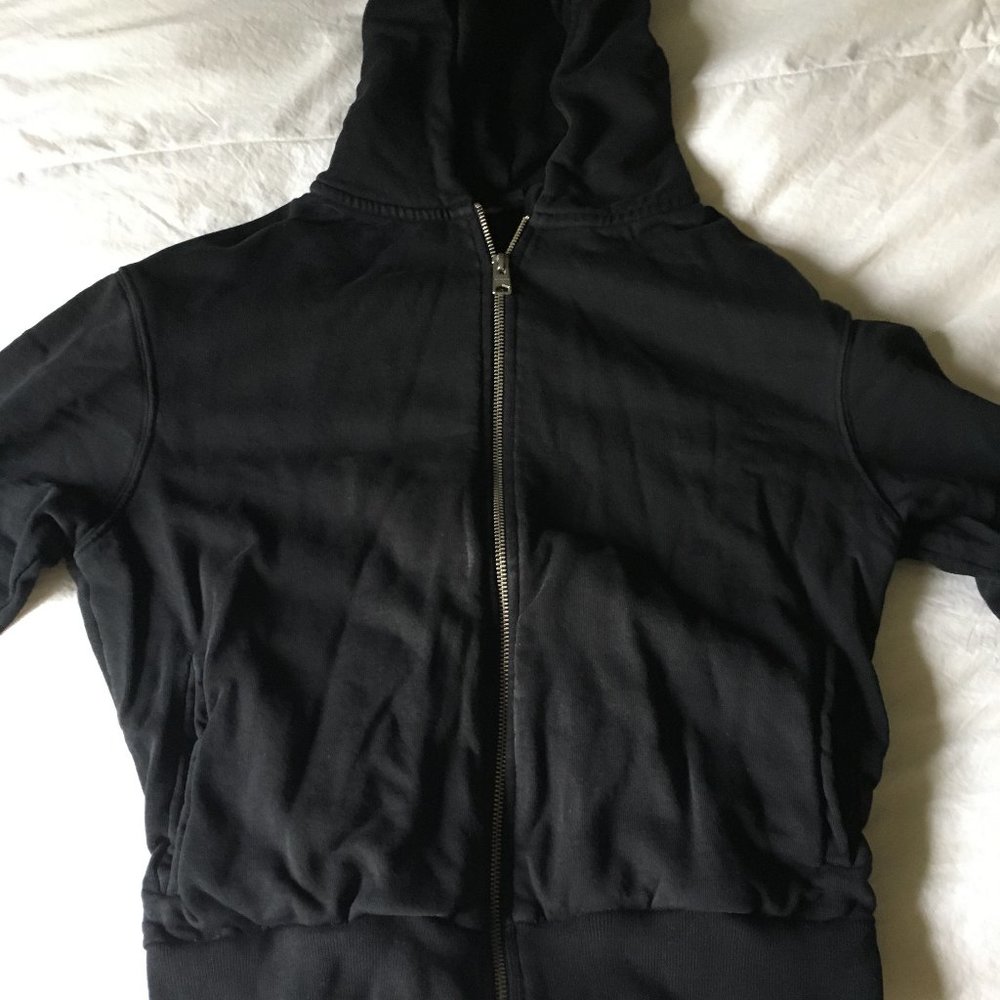 Black All-Saints Ruched-back Hoodie